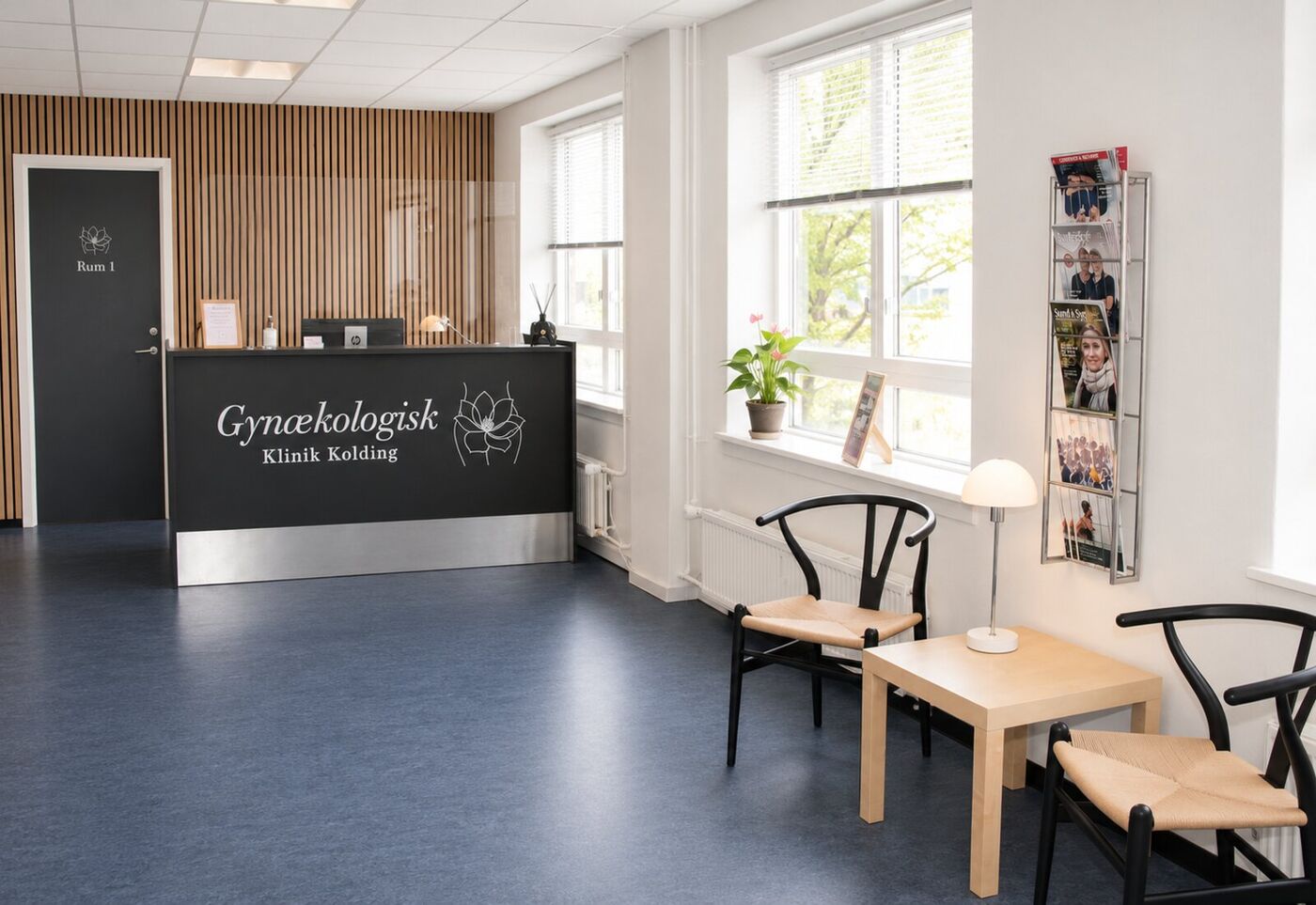 Venteområdet i klinikken